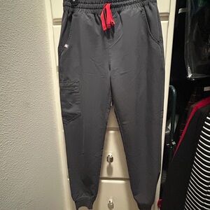 FIGS Charcoal Zamora Jogger High Waisted sz Small